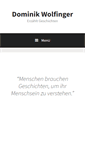 Mobile Screenshot of dominikwolfinger.com